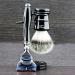 Premium 5-Edge Replacement Shaving Set | Synthetic Brush & Chrome-Plated Stand | International Shipping - Buy Online on GoSupps.com