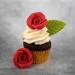 G nthart BackDecor Marzipan Roses Set - 6 Gold & Red Roses with Leaves | Premium Bakery Decoration (2 Packs 66g) - International Shipping Available - Buy Online on GoSupps.com