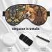 Corgi Floral Spring Garden Double-Sided Eye Mask | Soft & Light Blocking for Enhanced Sleep Quality - Shop Now - Buy Online on GoSupps.com