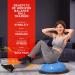 LifePro Half Exercise Ball Trainer - Balance & Stability Ball for Full Body Workout and Physical Therapy (Blue) - Buy Online on GoSupps.com