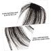 MAGICLULU Bangs Wig Piece Mini Clips for Hair Clip in Air Bangs Real Hair Wigs Fake Hair Bangs Fringe Bangs French Hair Front Hair Fringe France Hair Strands Fully Hand-woven Women's 20x7cm Black - Buy Online on GoSupps.com