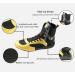 YAOTIAO High Top Boxing Shoes - Men's Breathable Non-Slip Training Boots - Indoor Outdoor Wrestling Shoes - Gold - Size 9 - Buy Online on GoSupps.com