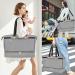 Multifunctional Diaper Bag for Babies - 7 Piece Large Mom Bag with Portable Diaper Pad Pacifier Pocket & Organizer - Perfect for Travel Work & Delivery - Gray - Buy Online on GoSupps.com