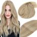 Vivien treat real hair extensions blonde extensions real hair ashblond mix bleach blond highlight tresse extensions hair extension blond 55cm 100g 22Zoll #p18/613 22 zo11 2-1 dresses #18/613