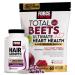 Force Factor Hair Growth Accelerator Capsules 90 Capsules + Total Beets Ultimate Heart Health Blood Pressure Support Pomegranate Berry 60 Soft Chews