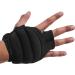 Prosource Fit 2 lb Weighted Gloves for Cardio Workouts - Neoprene Hand Weights, Black (Pair) - Buy Online on GoSupps.com