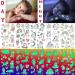 Bilizar Unicorn Glow in The Dark Temporary Tattoos - 15 Sheets | Luminous Waterproof Fake Tattoo Stickers for Kids | Fun & Cute Designs | Birthday Party Favor - Buy Online on GoSupps.com