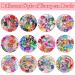 224 PCS Large Hole Glass Beads for Jewelry Making - Cludoo European Beads Bulk - Mixed Color Spacer Beads with Rhinestones - DIY Craft Charms Bracelet Necklace Earring Making - Buy Online on GoSupps.com