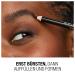 Manhattan Brow'tstic Professional Eyebrow Pencil FB. 004 Black Brown - 1.4g with Integrated Brush | Perfect Eyebrows for All Skin Types - Buy Online on GoSupps.com
