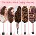 Rofawee 5-in-1 Curling Iron Set Curling Wand with 3 Barrel Hair Crimper Iron and Interchangeable 4 Curling Irons Hair Waver with 2-LED Temp Control for All Hair Types Glove & 2 Clips - Buy Online on GoSupps.com