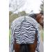HKM Zebra Fly Rug - White/Black 155 cm with Cross Strap | Premium International Shipping - Buy Online on GoSupps.com