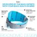 BACK Lower Back Brace - Unisex Adjustable Lumbar Support Belt for Pain Relief | London Spine Clinic Approved (S-M - Buy Online on GoSupps.com
