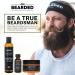 Live Bearded 3-Step Beard Grooming Kit - Canyon - Beard Wash, Oil, Butter - All-Natural Ingredients - Beard Growth Support - Made in USA - Buy Online on GoSupps.com