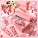 Demissle 36 Sets Galentine's Day Gifts Bulk 36 Lip Balm and 36 Hand Cream Gift Set Galentine's Day Party Favors Supplies Gift Ideas for Adults Friends Women Her Teacher Staff Nurse Coworker Cherry Blossom and Strawberry - Buy Online on GoSupps.com