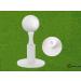 FINGER TEN Golf Rubber Tee Driving Range 5 Pack - Indoor/Outdoor Practice Mat Tee Adaptor Set - White/Black Tee Holder for Hitting Mats, 1.5 Size - Buy Online on GoSupps.com