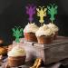Ercadio 24 Pack Mardi Gras Lobster Cupcake Toppers Mardi Gras Cupcake Picks Mask Cupcake Toppers for Bachelorette Mardi Gras Party Baby Shower Birthday Party Cake Decorations Supplies Pattern-4 - Buy Online on GoSupps.com