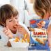 Gratify Bamba Peanut Butter Snacks Bundle - All Natural Peanut Butter Corn Puffs (24 ct, 0.7oz) with Bag Clip - Buy Online on GoSupps.com