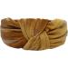 Topkids Accessories Velvet and Lurex Knot Alice Bands Adult Women Hair Accessories for Women Hair Bands for Women Thick Headband Womens Headbands Head Bands Adult Women Wide Headbands (Gold) - Buy Online on GoSupps.com