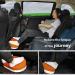 Dikdoc Foot Rest for Desk - Home Office Foot Stool & Ottoman Massager, Silicone Footrest for Plantar Fasciitis Relief - Anti-Fatigue Fidget Toy (Orange) - Buy Online on GoSupps.com