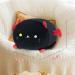 Mewaii Black Devil Cat Plush Pillow 16'' - Soft Stuffed Animal Squishy Toy for Adults, Girls, Boys - Fluffy Cuddle Plushie (16in/40cm) - Buy Online on GoSupps.com