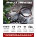 FEISEDY Blue Light Blocking Reading Glasses | Designer Square Eyewear Frame | Leopard Frame | 1.75x Magnification - Buy Online on GoSupps.com