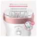 Braun Silk- pil 9 Epilator for Women - Long-lasting Hair Removal Shaving & Trimmer Attachment Micro Grip Technology High-Frequency Massage - 9-725 | White/Rose Gold - Buy Online on GoSupps.com