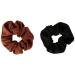 Manicare Plain Hair Scrunchies Pack of 2 1 count (Pack of 1) Hair Ties