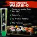 WASABI-O Authentic Japanese Wasabi Sauce & Paste Combo - Real Wasabi Hot Sauce for Sushi & Salad - 62g & 43g - Buy Online on GoSupps.com