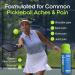 PickleBalm Pickleball In-Game Muscle Pain Relief Roll-On with 4% Lidocaine Arnica Menthol Cucumber Seed Extract for Shoulders Knees Wrists and More 3.4oz Roll-On Applicator 3.4 Ounce - Buy Online on GoSupps.com
