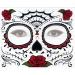Sugar Skull Rose Temporary Tattoo Kit - Set of 3 - Buy Online on GoSupps.com