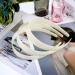 Buy 20 White Craft Plastic Headbands | 1 Inch Plain No Teeth DIY Hair Bands for Stylish Hair Accessories - International Shipping Available - Buy Online on GoSupps.com