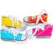 Bonka Bird Toys Sneakers: Colorful Cotton Chew Toy for Parrots - Set of 6 - Buy Online on GoSupps.com