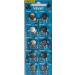 L1131-C10-Ag10 Alkaline Manganese Button (Pack Of 10) Cells