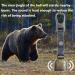 Bear Bell with Whistle for Bear Deterrent | Loud Bell with Magnetic Silencer | Emergency Whistle & Carabiner for Outdoor Activities - Buy Online on GoSupps.com