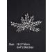 Deniferymakeup Bride Wedding Hair Combs Silver Rhinestone Headpiece Rhinestone Bridal Hair Accessories for Women and Girls (Silver) - Buy Online on GoSupps.com