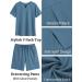 COOFANDY Men's Cotton Linen Set: Henley Shirt & Beach Shorts - Deep Blue XXL - Buy Online on GoSupps.com
