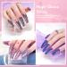 Wakaniya 12 Colors Pink Glitter Nail Dipping Powder Kit Starter with Activator, Base, Top Coat - DIY Home/Professional Salon Nail Art Set - Buy Online on GoSupps.com