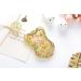 Jinvun Antique-Like Gold Peacock Compact Mirror - Durable Travel Purse Makeup Mirror | Vintage Design, Shield Shape, Magnification | Unique Jewellery Gift - Buy Online on GoSupps.com