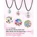 JIALEEY Spiral Bead Cages Pendants - 30 PCs Silver Plated Stone Holder Necklace Pendants for Jewelry Making - Buy Online on GoSupps.com