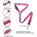 Dog Car Seat Belt Restraint Adjustable with Elastic Bungee Buffer Headrest for Vehicle 360 Swivel Carabiner Nylon Pet Safety Seat Belts Heavy Duty Car Harness for Dogs (Rose Red Safety buckle) Safety buckle Rose Red - Buy Online on GoSupps.com