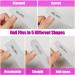FANDAMEI 15pcs Professional Nail File Set in 5 Shapes 100/180 Grit Double Sided Emery Board Manicure Tools for Natural Nails Care Gel Nail Nail Buffer Files Nail Grooming and Styling for Salon Use 15 Count (Pack of 1) 15.0 - Buy Online on GoSupps.com