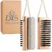 Nail Brushes for Cleaning Fingernails with Stiff Bristles - Wooden Fingernail Brush  Foot Scrubber Brush with Pumice Stone for Cleansing Exfoliating Feet and Hands  2 in1 Manicure Pedicure Tools