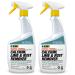 CLR PRO Calcium, Lime & Rust Remover - Quickly Removes Calcium and Lime Deposits, Stubborn Rust Stains, and Household Hard Water Deposits - 32 Ounce Spray Bottle (Pack of 2) 32 Fl Oz (Pack of 2)