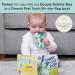 Bibado Baby Teething Toy - Dawn The Dinosaur Silicone Teether for Soothing Gums and Self Feeding - Baby Gift for Girls and Boys - Buy Online on GoSupps.com