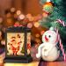 Orvro Red Santa Claus Wax Warmer - Stylish Electric Melter with LED Light for Home Fragrance Gifts & Office | Energy-Saving Design - Buy Online on GoSupps.com