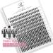 Riya 20D 240pcs D Curl Eyelash Clusters DIY Kit | Wispy Cluster Extensions for Lash Volume | 9-15mm Individual Lashes | Home DIY - 20D 0.07D Mixed - Buy Online on GoSupps.com