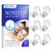 Silicone Magnetic Anti Snoring Nose Clip 6PCS Natural Comfortable Anti Snoring Snore Stopper-Reusable Snoring Device Effective to Stop Snoring Quieter Restful Sleep