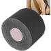 Kinesiology Tape Cotton Waterproof 5cm 5m Sports Athletic Tape Skin Friendly for Sports (Black) - Buy Online on GoSupps.com