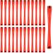 60 pieces of permanent shary rolls slipproof cold curler short shaft with an elastic rubber band curly winder with permanent rod hairdressing tool (red 0.2 inches) 60 Unit (Lot de 1) red