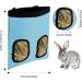 Rabbit Hay Feeder Bag Guinea Pig Hay Feeder Storage Racks 600d Oxford Cloth Fabric Hanging Feeding Hay for Hamsters Bunny Small Animals (Blue) - Buy Online on GoSupps.com